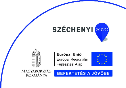 Széchenyi 2020, Európai Unió, Európai Regionális Fejlesztési Alap.